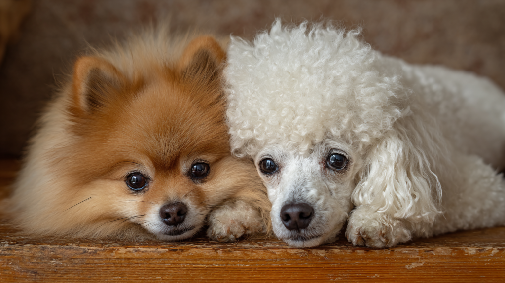 A_dog_of_the_breed_Pomeranian_Spitz_of_fox_color_lies_next_t (1).png A_dog_of_the_breed_Pomeranian_Spitz_of_fox_color_lies_next_t (1).png