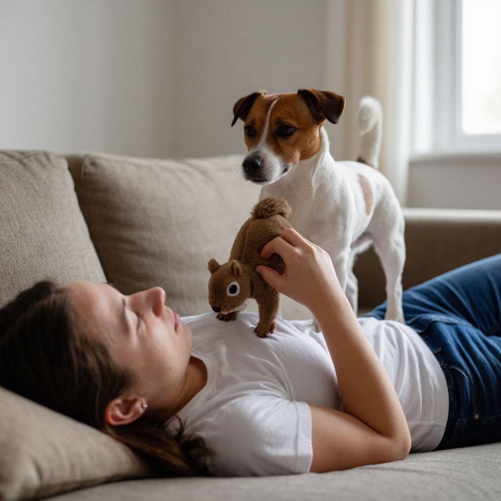 Питомец радостно несёт вам мячик.jpg Питомец радостно несёт вам мячик.jpg