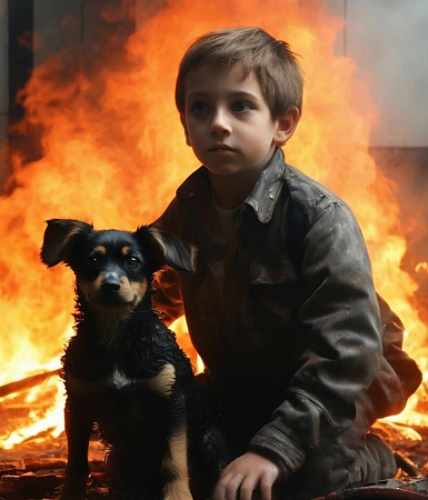 Истории спасений собаками.
