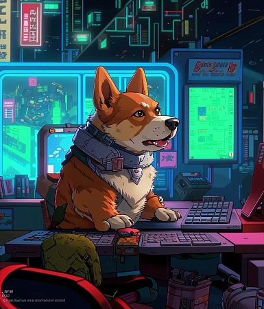 Эйн из «Cowboy Bebop-Ковбойский Бибоп»: Пушистый Гений на Четырех Лапах.
